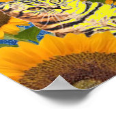 Katzen für die Ukraine Poster (Ecke)