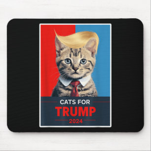 Katzen für die Wahl Trumps 2024 _1 Mousepad