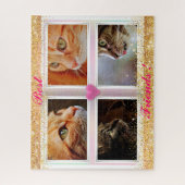 Katzen für Familien Puzzle (Vertikal)