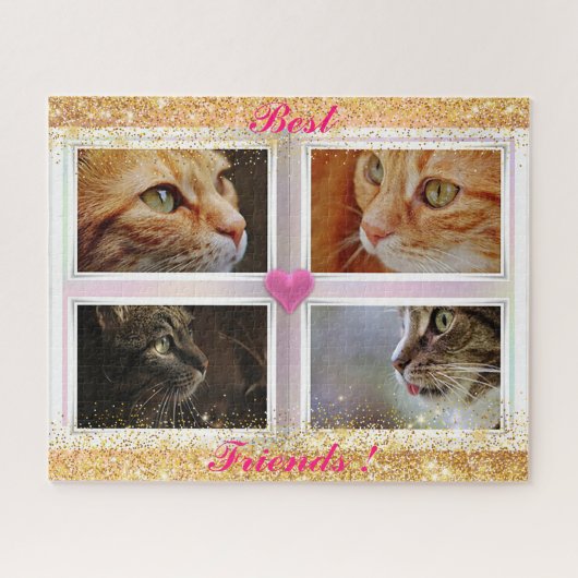 Katzen für Familien Puzzle (Horizontal)