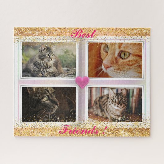 Katzen für Familien Puzzle (Horizontal)