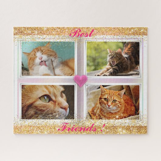 Katzen für Familien Puzzle (Horizontal)