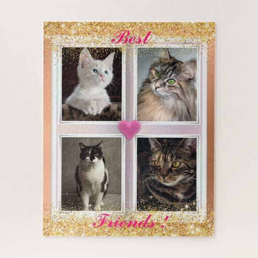 Katzen für Familien Puzzle (Vertikal)