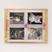 Katzen für Familien Puzzle (Horizontal)