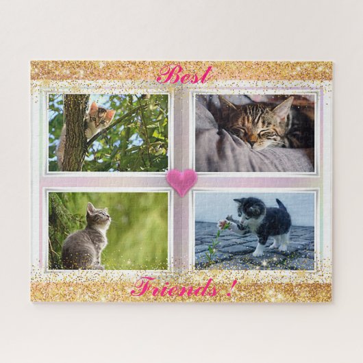 Katzen für Familien Puzzle (Horizontal)