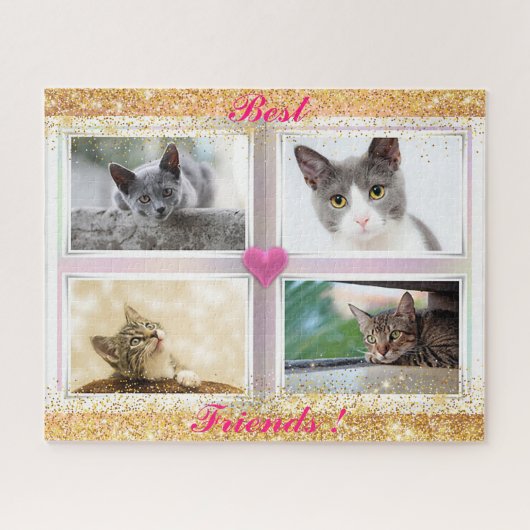 Katzen für Familien Puzzle (Horizontal)