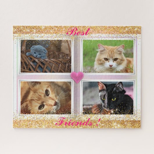 Katzen für Familien Puzzle (Horizontal)