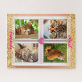 Katzen für Familien Puzzle (Horizontal)