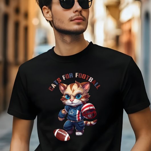 Katzen für Fußball Saison T-Shirt
