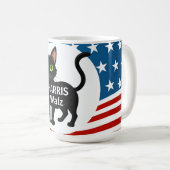 Katzen für Harris/Walz-Design-Tasse Kaffeetasse (VorderseiteRechts)