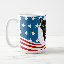 Katzen für Harris/Walz-Design-Tasse Kaffeetasse