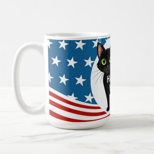 Katzen für Harris/Walz-Design-Tasse Kaffeetasse (Links)