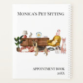 Katzen für Haustiere Schulung für Wasserfarben Planer (Rückseite)