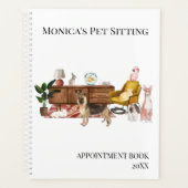 Katzen für Haustiere Schulung für Wasserfarben Planer (Vorderseite)