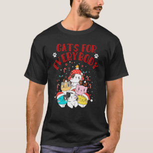 Katzen für jeden Weihnachten Niedliche Katze T-Shirt