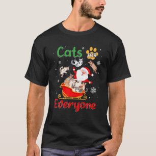Katzen für jeden Weihnachtsmann Katzen T-Shirt