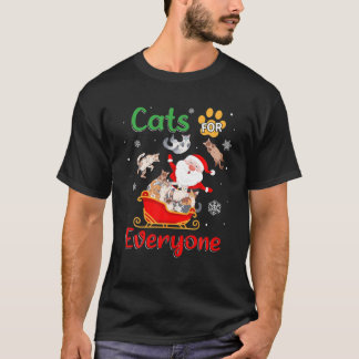 Katzen für jeden Weihnachtsmann Katzen T-Shirt