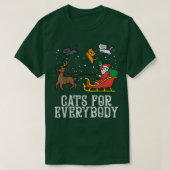 Katzen für jeden Weihnachtsmann Weihnachten Weihna T-Shirt (Design vorne)