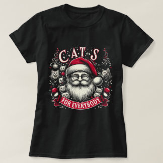 Katzen für jedermann Funny Bekleidung hässlich Wei T-Shirt