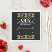 Katzen für Jedermann Serviette (Beispiel)
