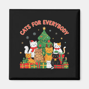 Katzen für jedermann Weihnachten Katze Lustiges We Magnet