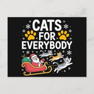 Katzen für jedermann Weihnachten Santa Schlitten S