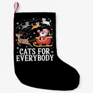Katzen für jedermann Weihnachtskatze Lustige Weihn Kleiner Weihnachtsstrumpf