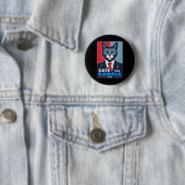 Katzen für Kamala Harris 2024 Präsident Button (Beispiel)