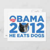 Katzen für Obama Postkarte (Vorne/Hinten)