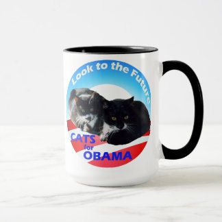 Katzen für Obama-Tasse Tasse