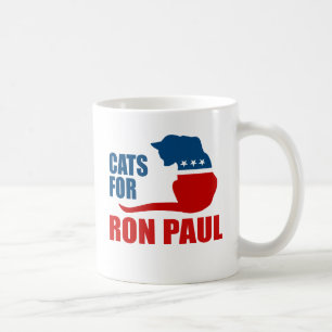KATZEN FÜR RON PAUL KAFFEETASSE