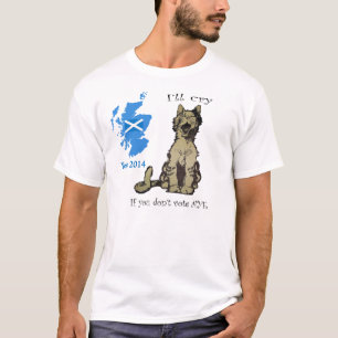 Katzen für schottischen Unabhängigkeits-T - Shir T-Shirt