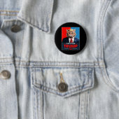 Katzen für Trump 2024 Funny Vote für Trump Katzen Button (Beispiel)