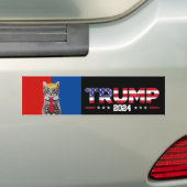 Katzen für Trump 2024 | Vance Trump Red Blue Autoaufkleber (Auf Auto)