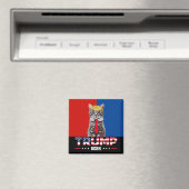 Katzen für Trump 2024 | Vance Trump Red Blue Magnet (In Situ (Geschirrspüler))