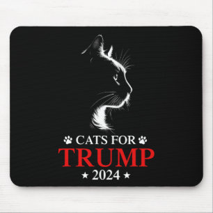 Katzen für Trump 2024-Wahlen machen Katzen wieder  Mousepad