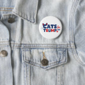 Katzen für Trump Button! Button (Beispiel)