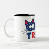 Katzen für Trump Kaffee Tasse 2024 (Links)