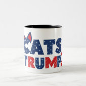 Katzen für Trump Kaffee Tasse 2024 (Mittel)