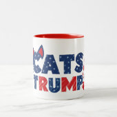 Katzen für Trump Kaffee Tasse 2024 (Mittel)