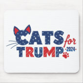 Katzen für Trump mousepad 2024 (Vorne)