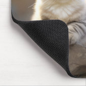 Katzen Furry Pet Tier Ruhe Friedlich Mousepad (Ecke)
