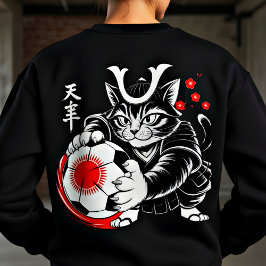 Katzen-Fußball-Sweatshirt für Frauen Anime-Fans &  Sweatshirt