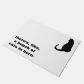 Katzen-Fußmatte Fußmatte (Schrägansicht)