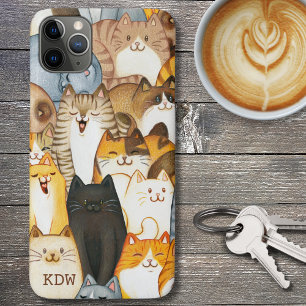 Katzen Galore Monogram Case-Mate iPhone Hülle