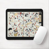 Katzen Galore Mousepad (Mit Mouse)