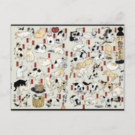 Katzen Galore Postkarte