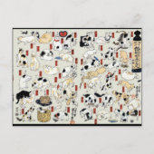 Katzen Galore Postkarte (Vorderseite)