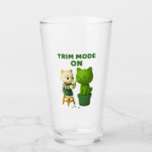Katzen-Gärtner-Topiary-Schnitt-Modus Surreal Glas (Vorderseite)