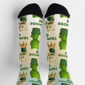 Katzen-Gärtner-Topiary-Schnitt-Modus Surreal Socken (Oben)